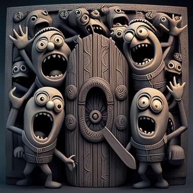 3D model Minions Monsters and Madness game (STL)